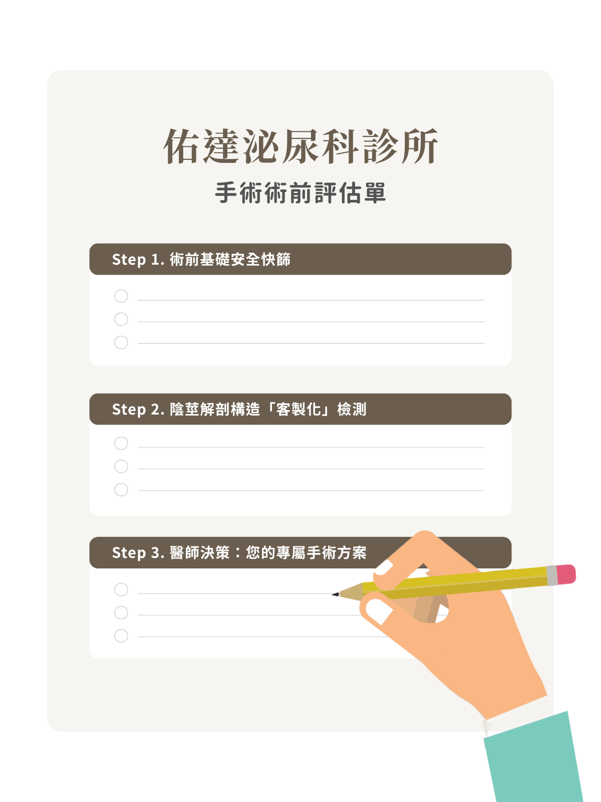 評估書面紀錄